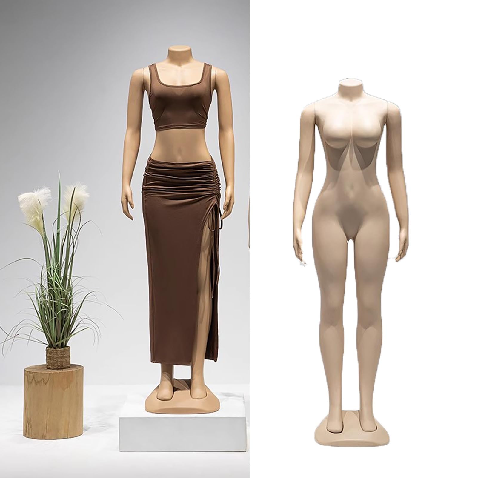 【茶髪女性】新品　全身トルソー　全身マネキン 茶髪女性】新品 全身マネキン 全身トルソー - メルカリ