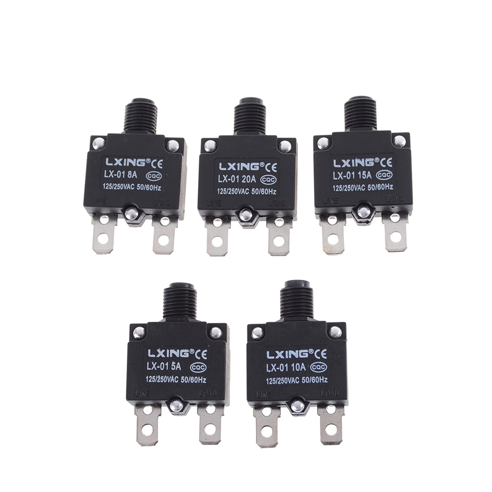 Interrupteur disjoncteur de protection surcharge 10A pour appareils