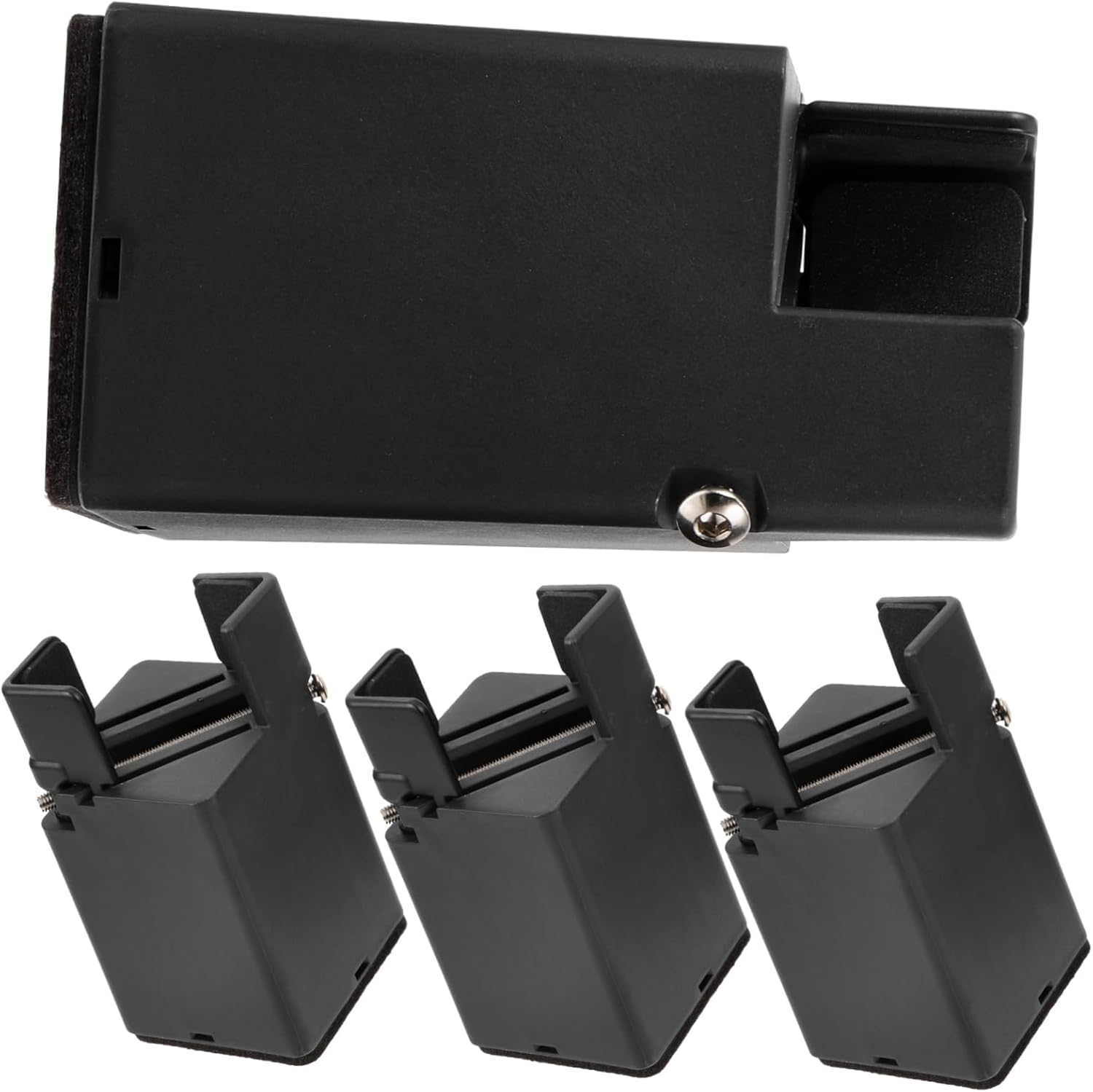 4Pcs Adjustable Furniture Risers Durable Heightening Support Pads for Bed Sofa Desk Chair Elevate Furniture with Reliable Foot Pads Easy to Install Load Capacity