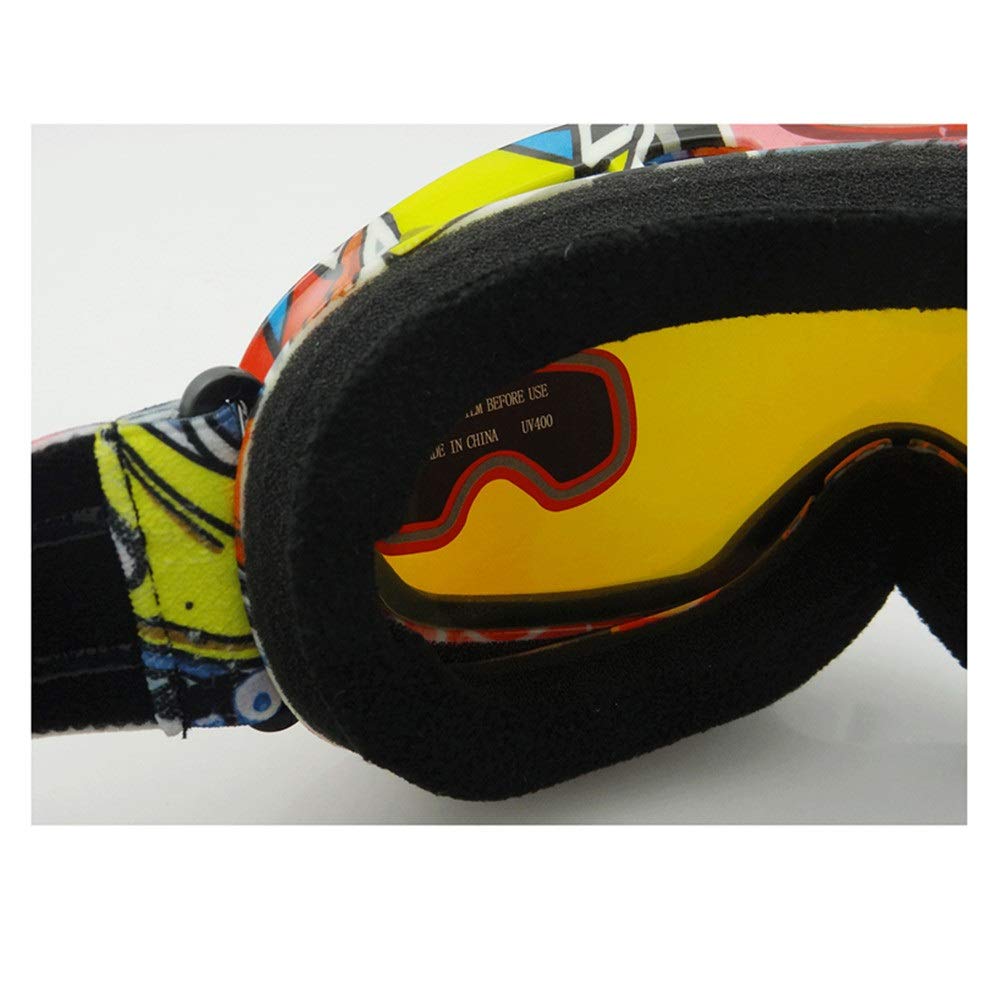 Lunettes de Ski pour Enfants, Coupe-Vent, Anti-Sable, Lunettes de Ski, Lunettes d'alpinisme en Plein air, Lunettes de Ski, Snowboard, Jet Snow