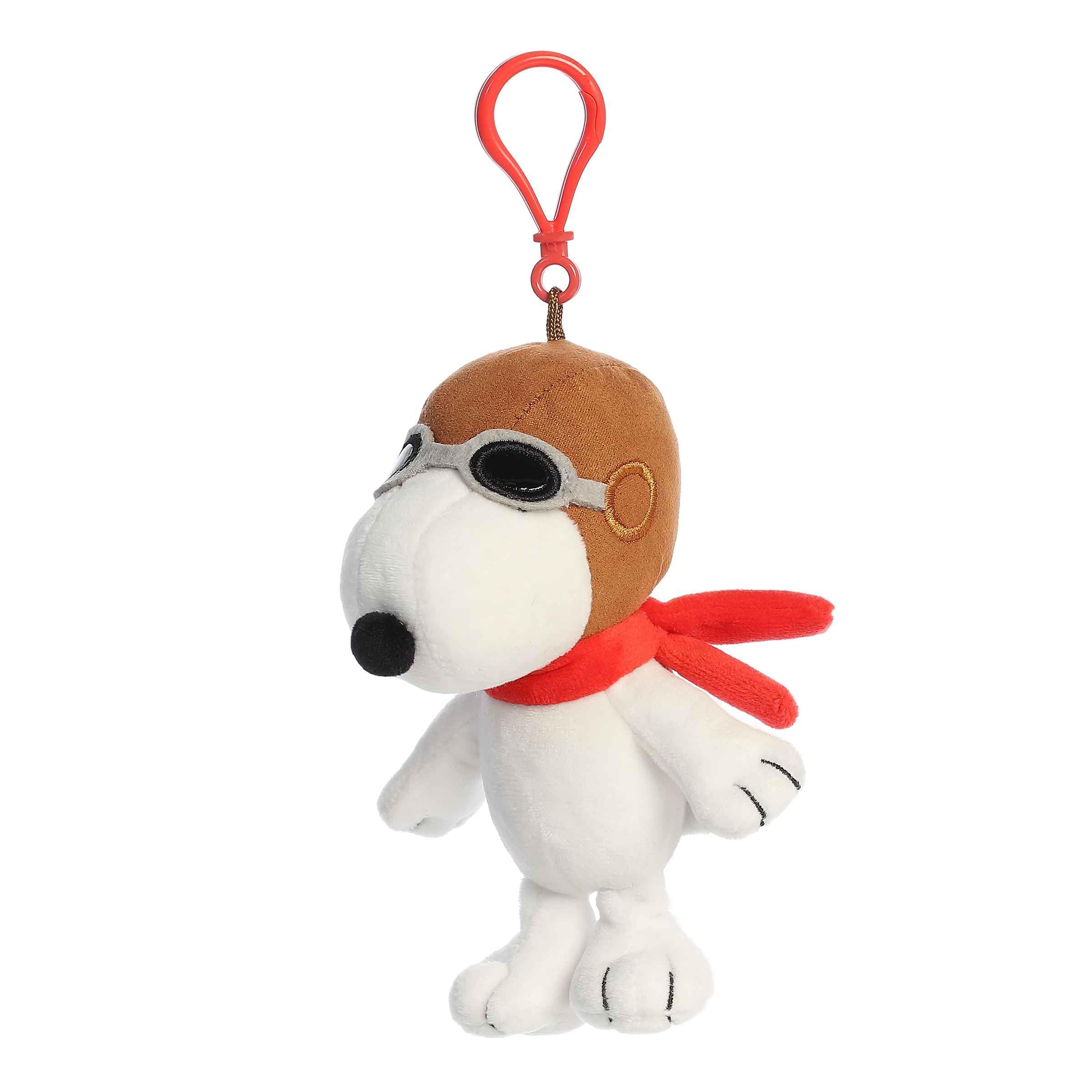 Amazon.com: Aurora® Adorable Peanuts® Flying Ace Clip-On Stuffed