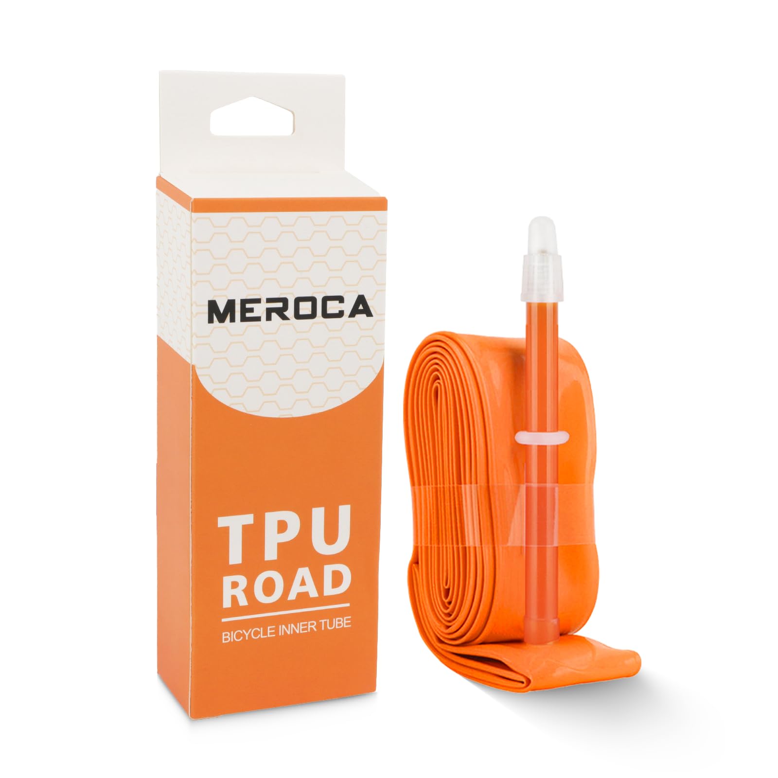 TINGSING TPU Inner Tube 700C, Compatible with 700x23/25/28/30/32/35c, 65mm Presta Valve, Ultralight Road Bike Inner Tubes