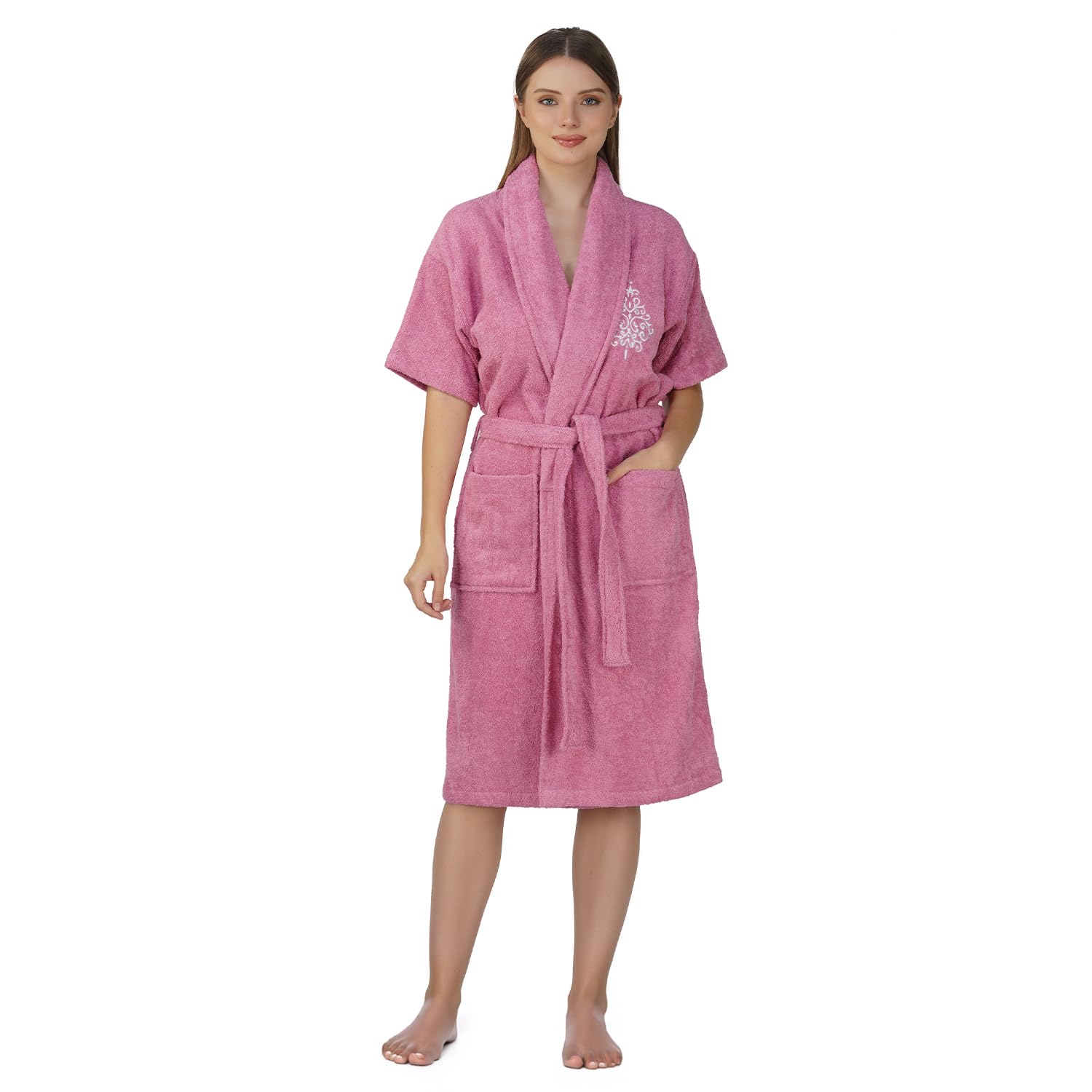 RANGOLI SOFT ABSORBENT DURABLE TOWELSRangoli Royal Bamboo Bathrobes | Ultra Absorbent & Soft | Comfortable & Stylish | Classic Design for Home & Spa for Men & Women With Matching Slippers