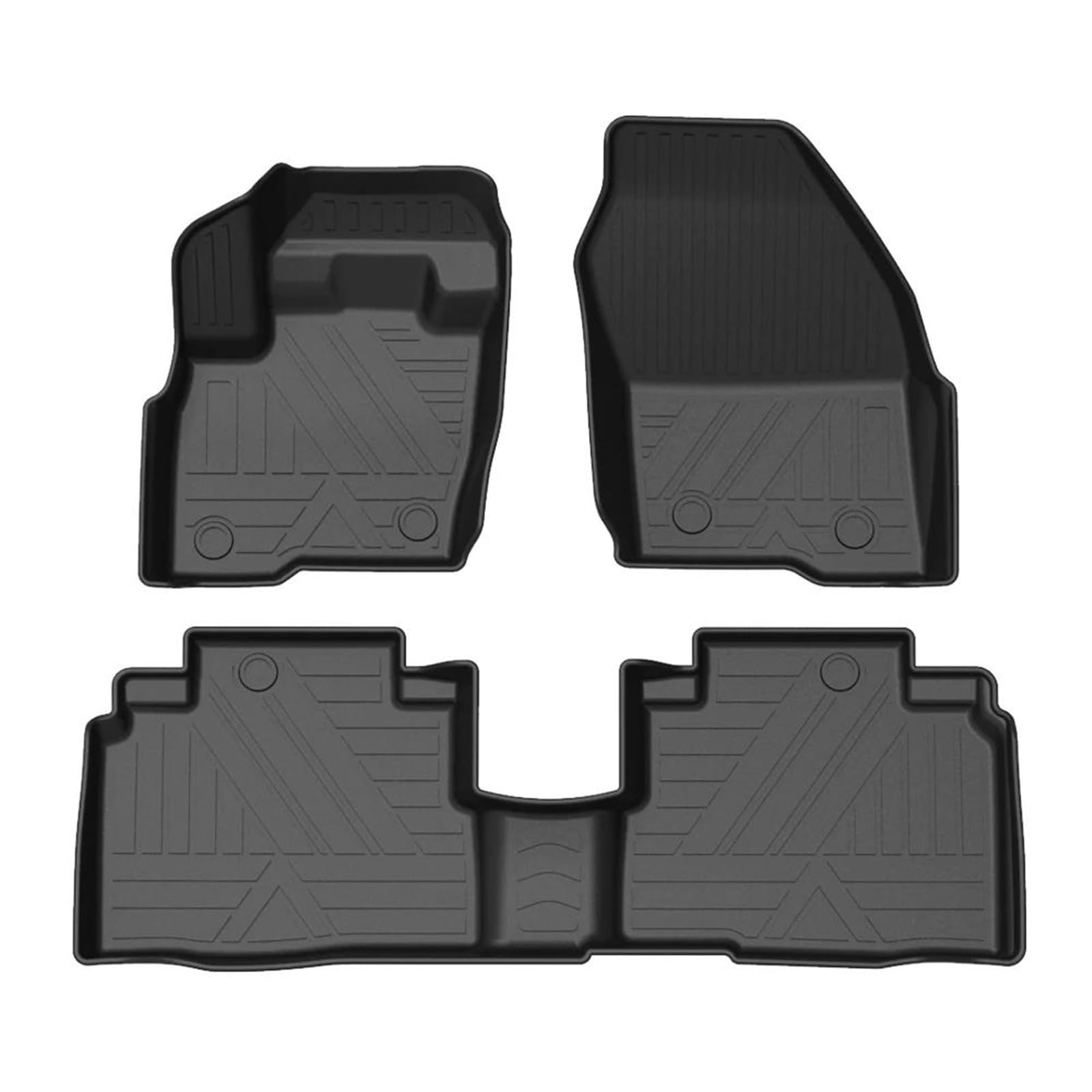 Tapis de sol caoutchouc Ford Edge 2015-2020 pour éviter la saleté - 8