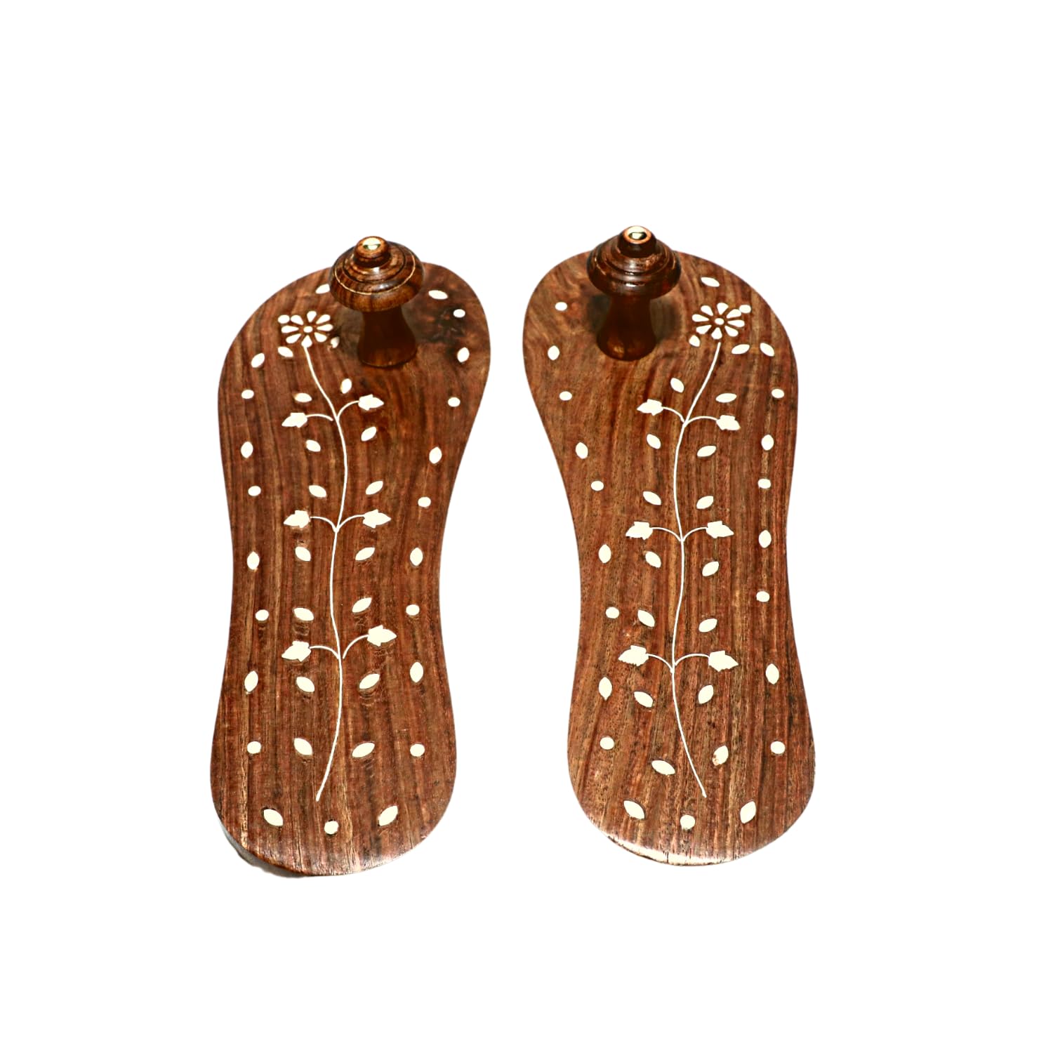 Northroot Handicraft Wooden Khadau Slippers for Temple Pooja room Charan Paduka Khadau -Size 8 Inch (B0BQWTR43R) Amazon Price History, Amazon Price Tracker