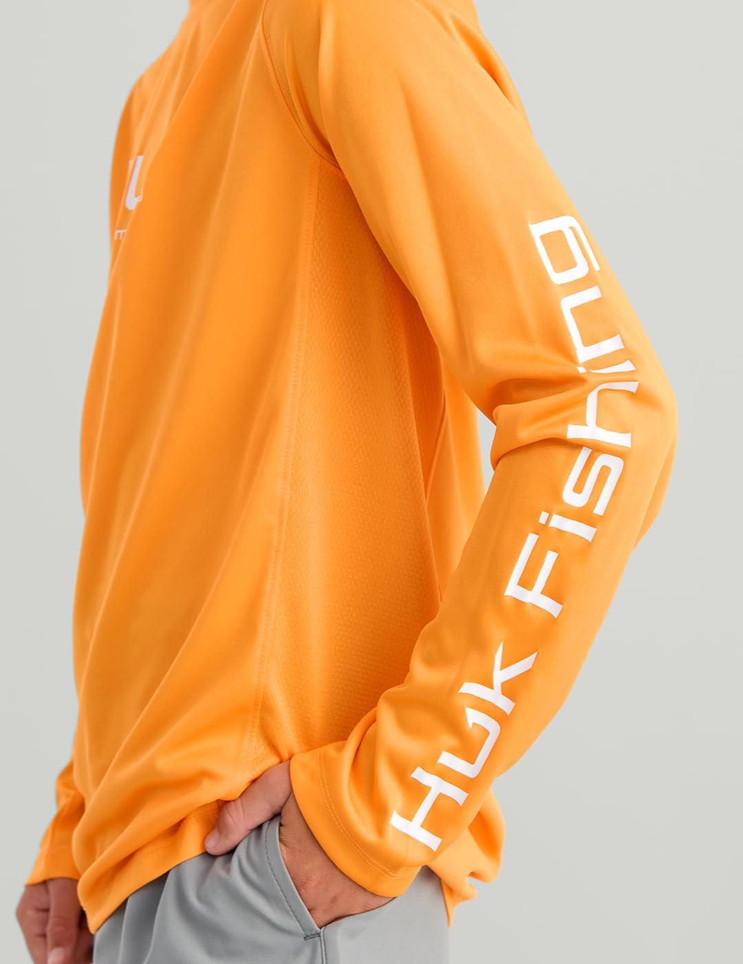 HUK Kids' Pursuit Solid Long Sleeve, Fishing Shirt for Kids