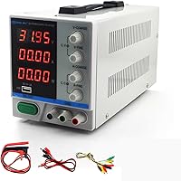Vista 6 de Fuente de alimentación de CC variable, pantalla de 4 dígitos, 30 V, 10 A, fuente de alimentación de CC de laboratorio, carga USB ajustable