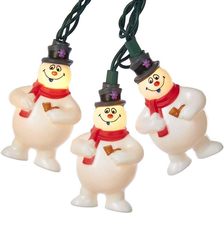 Kurt Adler 10 Frosty The Snowman Light Set