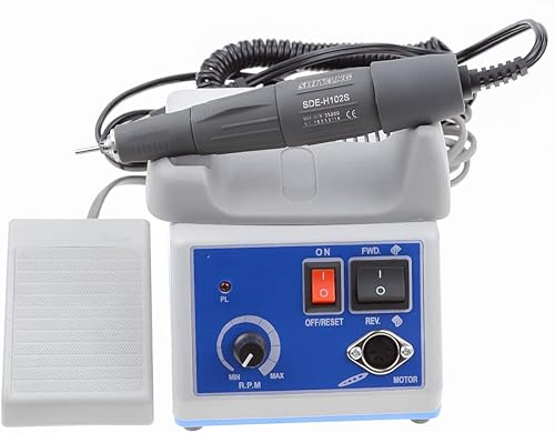 Miniatura 2 de máquina micro del motor del micromotor de 35K RPM para el laboratorio, joyería, cerámica, silicona, cristalería, tallado en madera, Artware