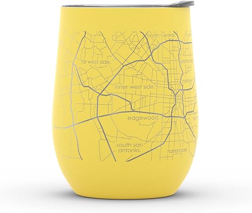 Vista 462 de Well Told Lexington Kentucky Map - Vaso de vino aislado con grabado de mapa de Kentucky, taza de acero inoxidable grabada (12 onzas, verde domingo)