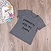 Unisex Baby Kids Summer Short Sleeve Letters Print T-shirt Tops (4-5 Years)