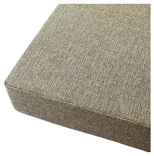 Coussins pour banc de qualité supérieure grand format rectangulaire blanc