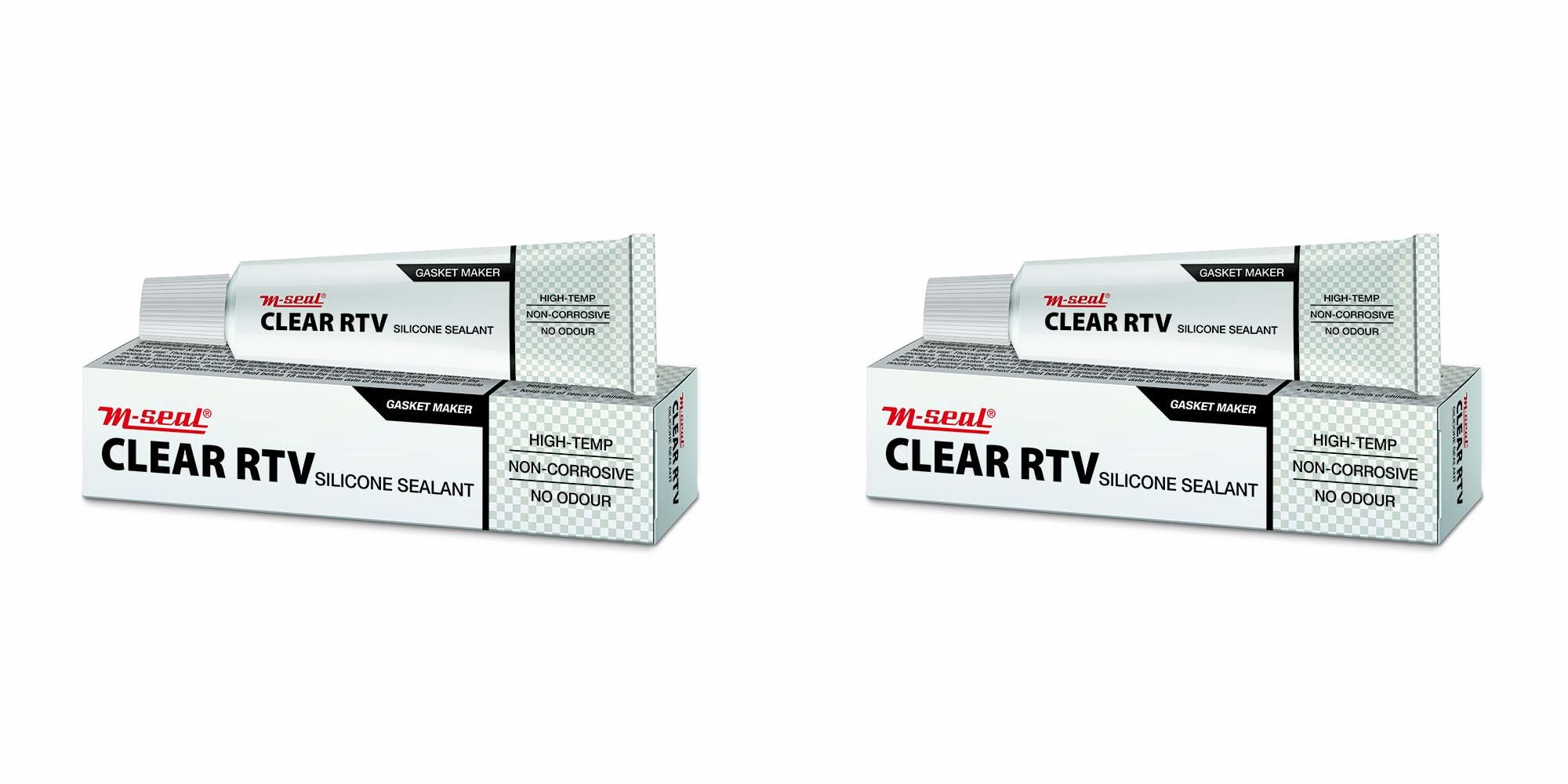 M-Seal Clear RTV Silicone Sealant, High Temperature Adhesive (170g) (B0CG99FH9S) Amazon Price History, Amazon Price Tracker