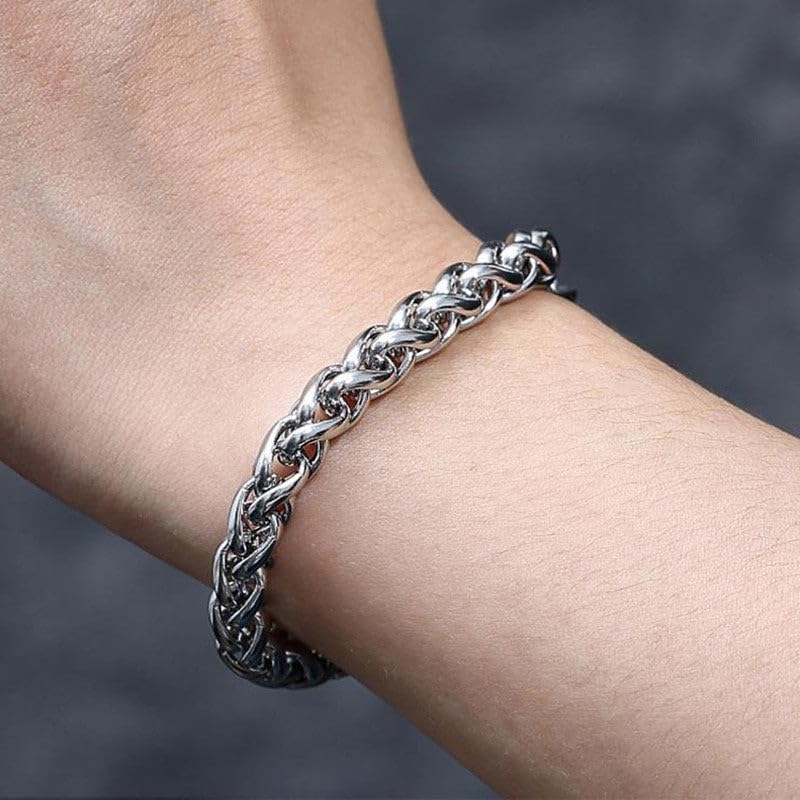 Image of Salty Alpha Anti Tarnish Bracelet for Men | Hand Bands for Boys | Wrist Bracelets for Man | Fashion Jewellery Accessories | Stylish Minimal Jewelry | Gift for Marriage, Birthday, Anniversary