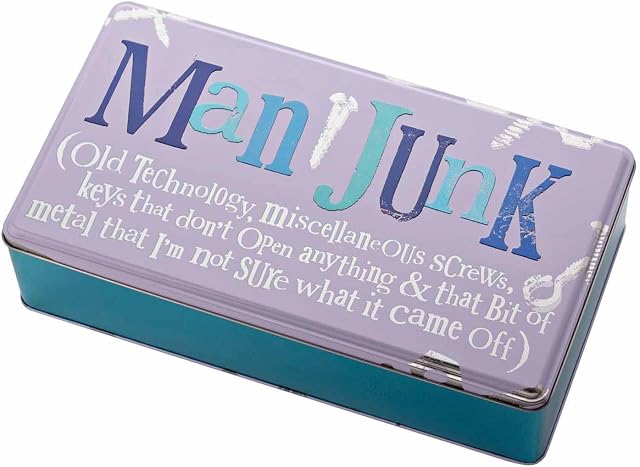 Widdop Bright Side Extra Large Man Junk Storage Tin