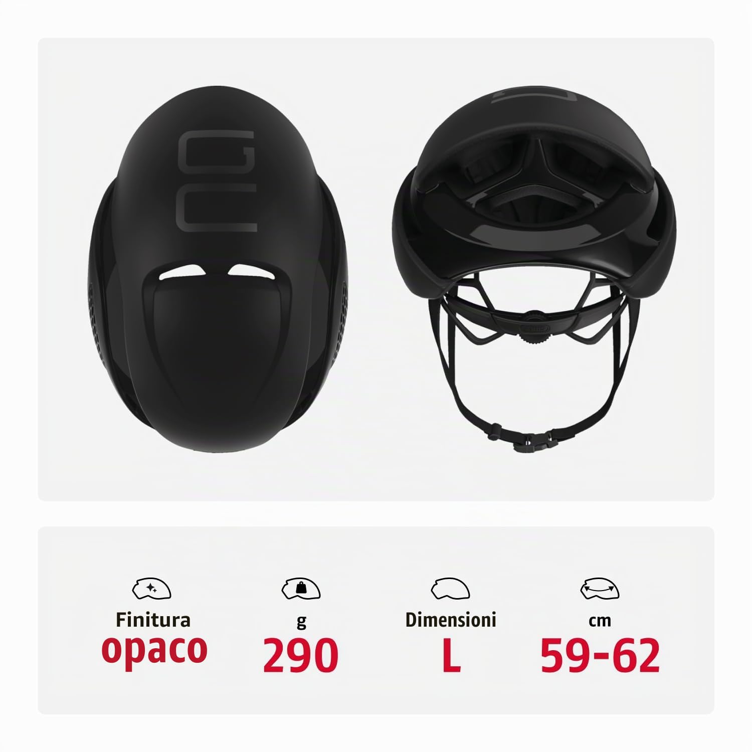 ABUS Casco da bici da strada GameChanger - Casco da bici aerodinamico con proprietà di ventilazione ottimali per uomini e donne