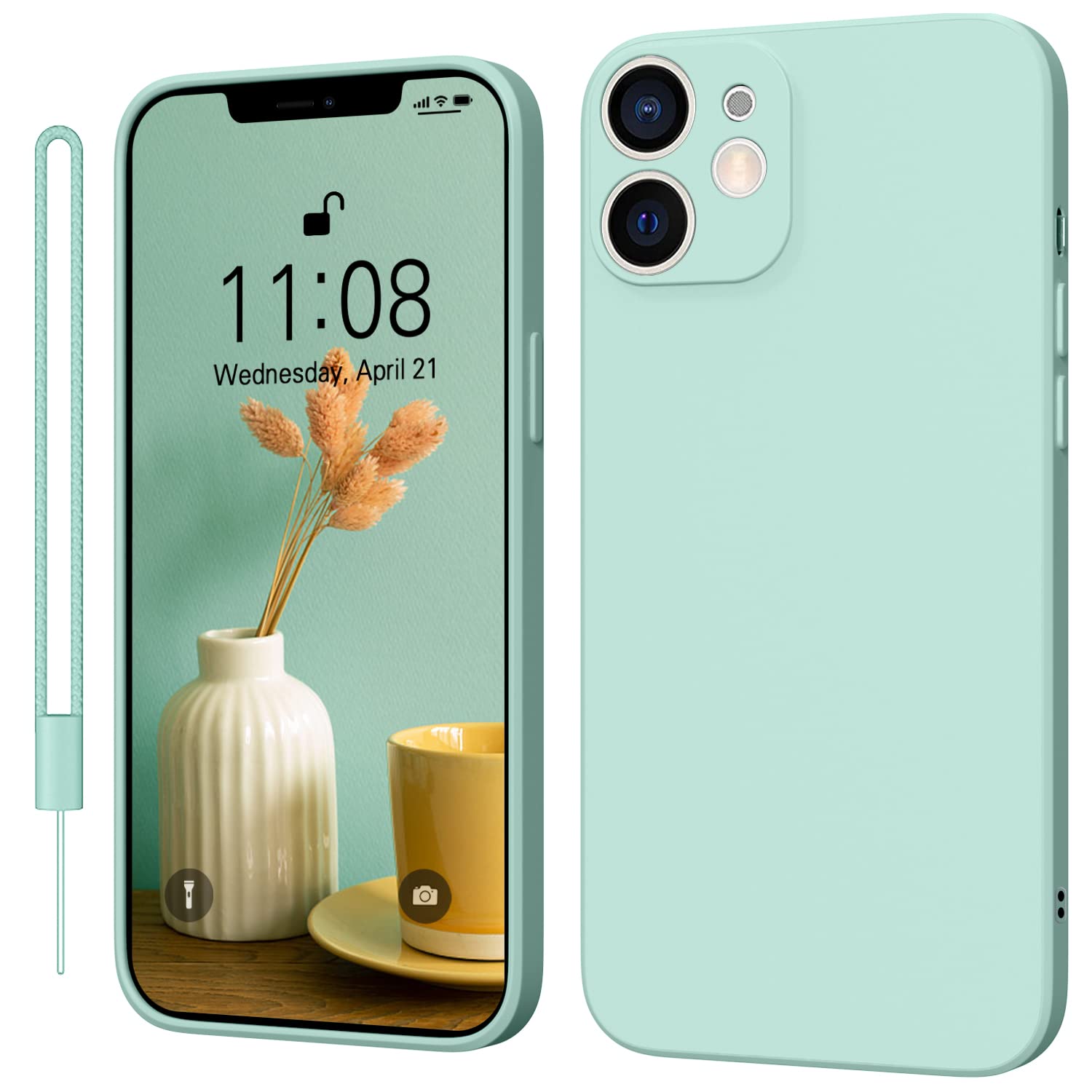 KPPIT Silicone Case Compatible with iPhone 12 6.1 inch protective case