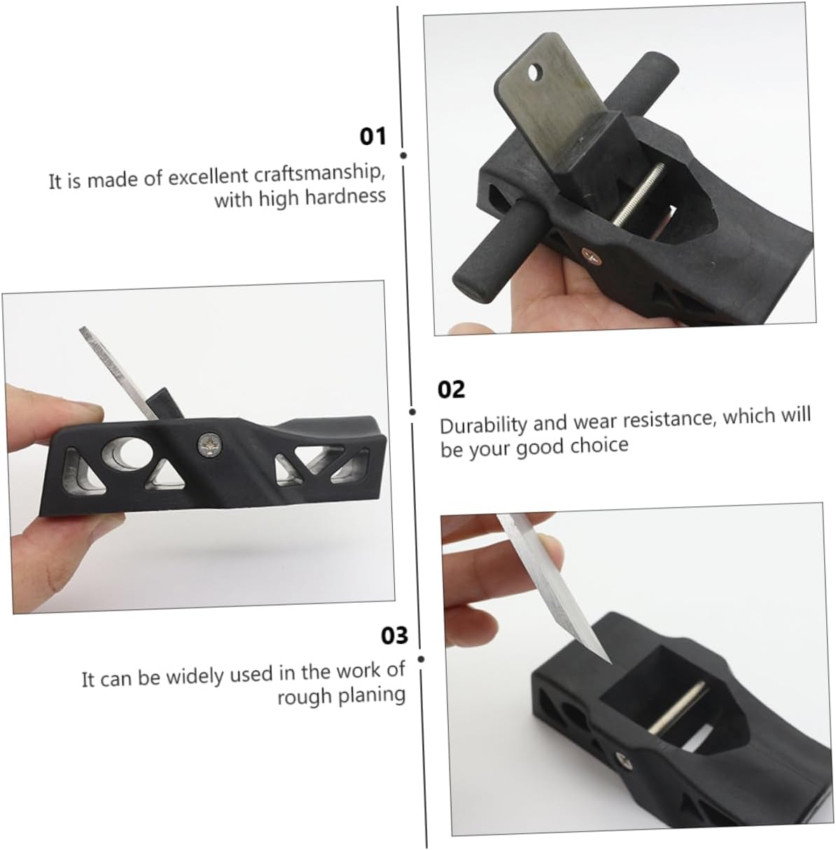 Hand Tool Trimming Plane Ergonomic Woodworking Planer for Projects Edge Trimming and Model Making Levels