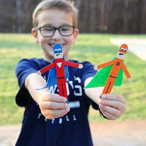 Miniatura 6 de 60 palitos de madera jumbo de 6 pulgadas de colores, palitos de paleta de madera arco iris, palitos anchos de paleta, palitos de golosinas, palitos