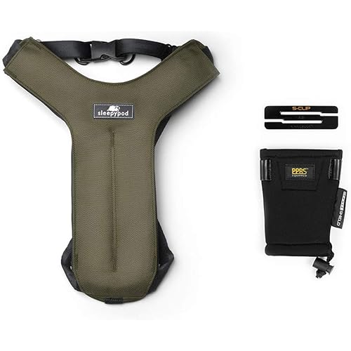 Clickit Sport Plus - Crash-Tested and Safety Certified Car Seat Belt Harness for Dogs (Extra Large, Olive Green)