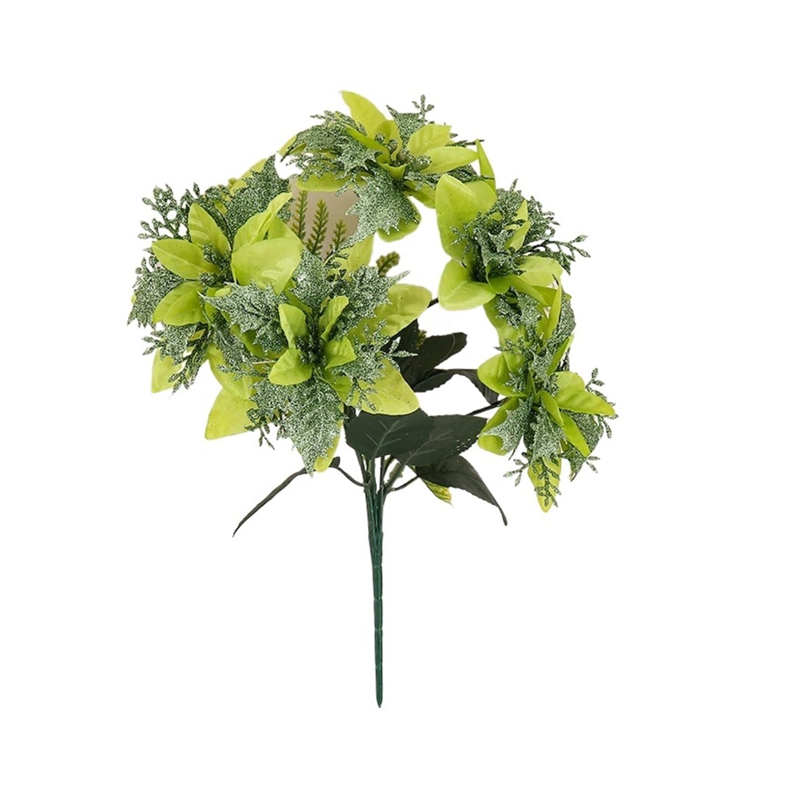 Casetlong 3Pcs Artificial Flower Bouquets For Home Decor Ornaments Wedding Party Event Arrangement(Burgundy)