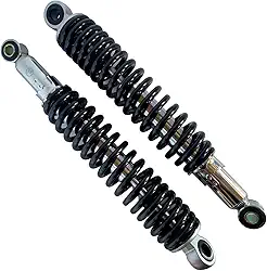 SmartFox Par de Amortecedores Cromados com Regulagem para Motocicleta CG 150 Titan EX ESD 2014 em Diante / Titan 160 Todos os Anos