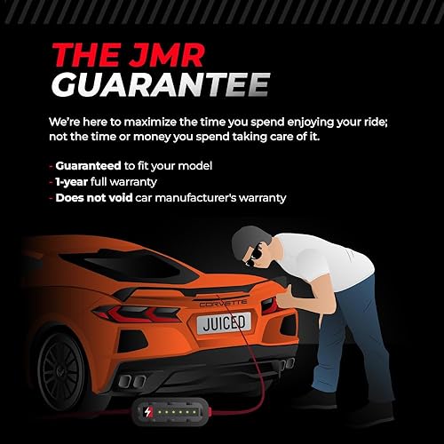 Miniatura 7 de JMR - Cargador de batería para Chevrolet Corvette Camaro todos los modelos, cargador de goteo acondicionador mantenedor (sin modo de litio)
