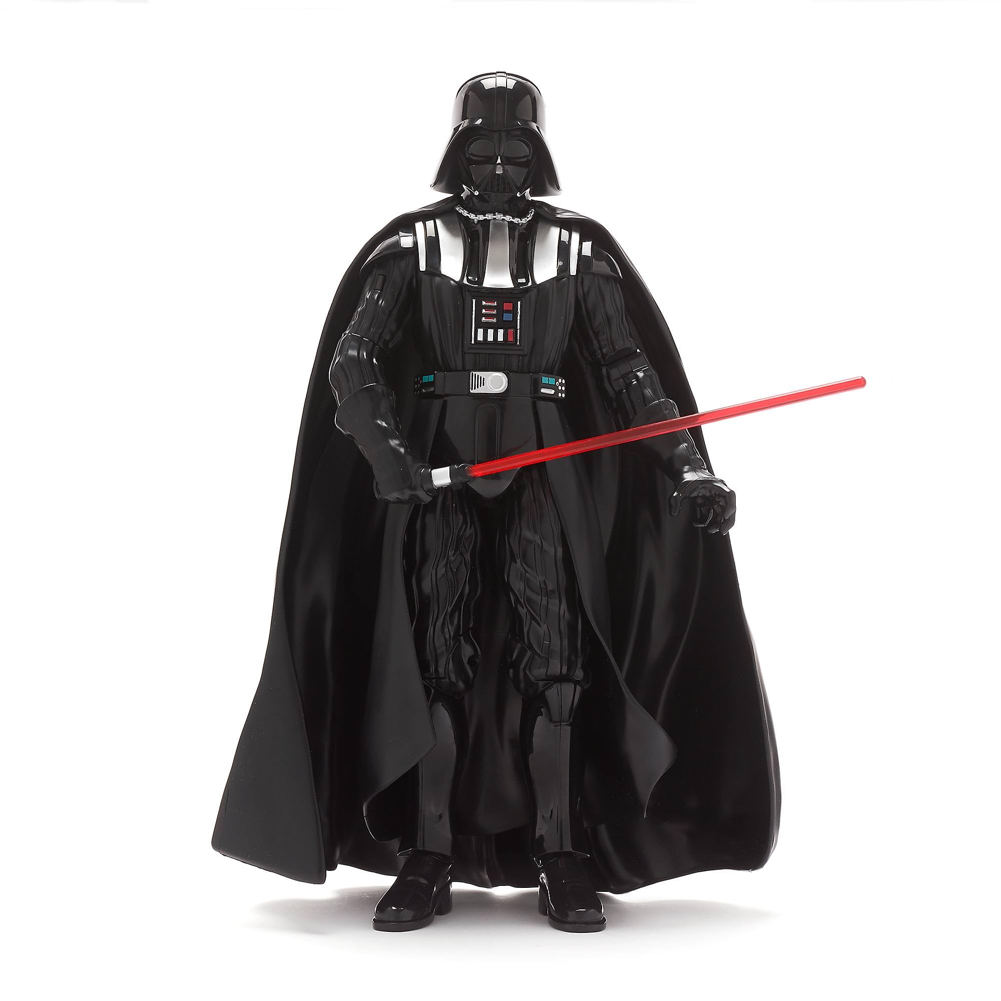 Disney Store Official Darth Vader Talking Action Figure with Light-Up Lightsaber and Sound Effects – Star Wars Poseable Collectible Figure 33 cm