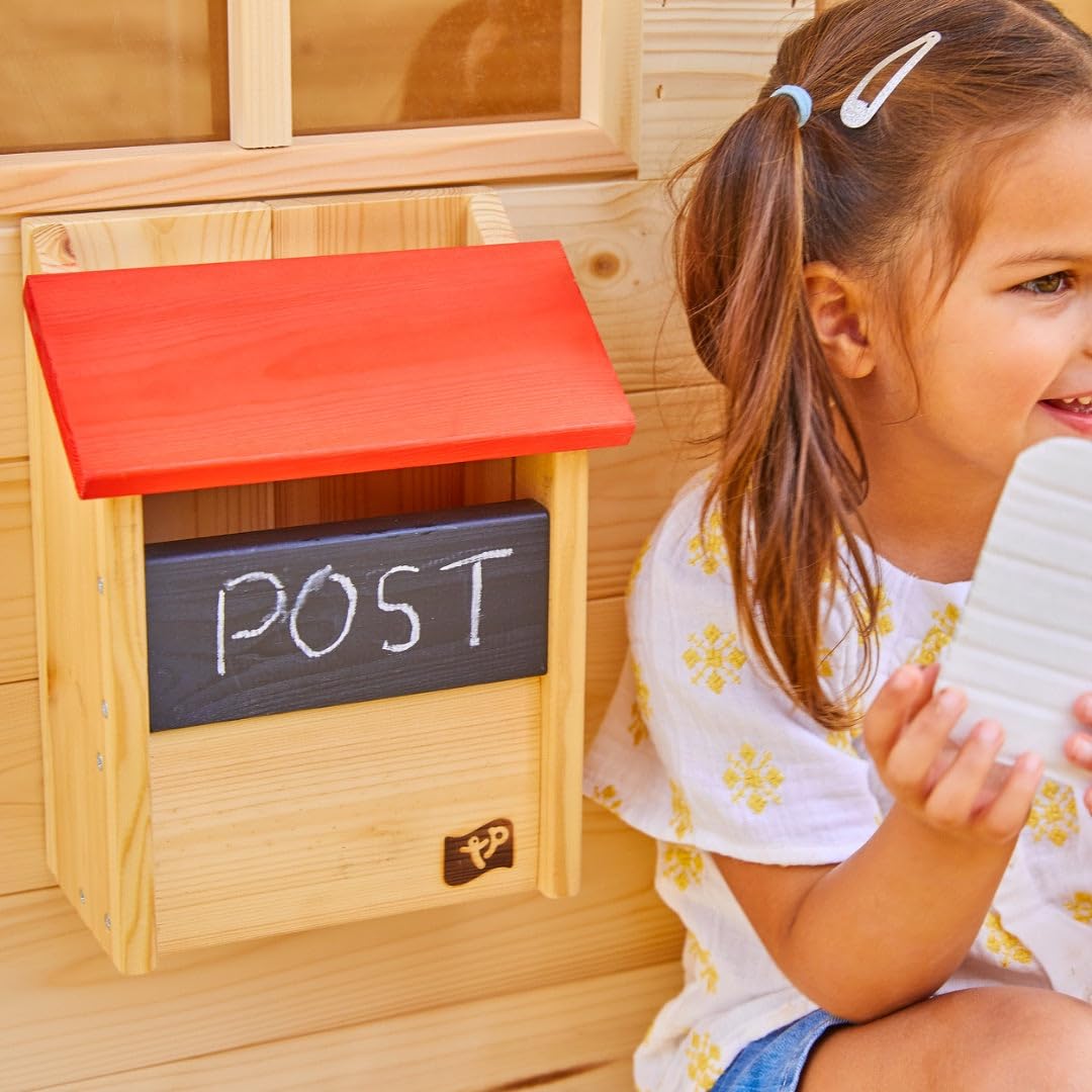 TP Toys Briefkastenzubehör für Spielhaus aus Holz, für Spiele im Freien, FSC-Zertifiziert, für Kinder ab 3 Jahren