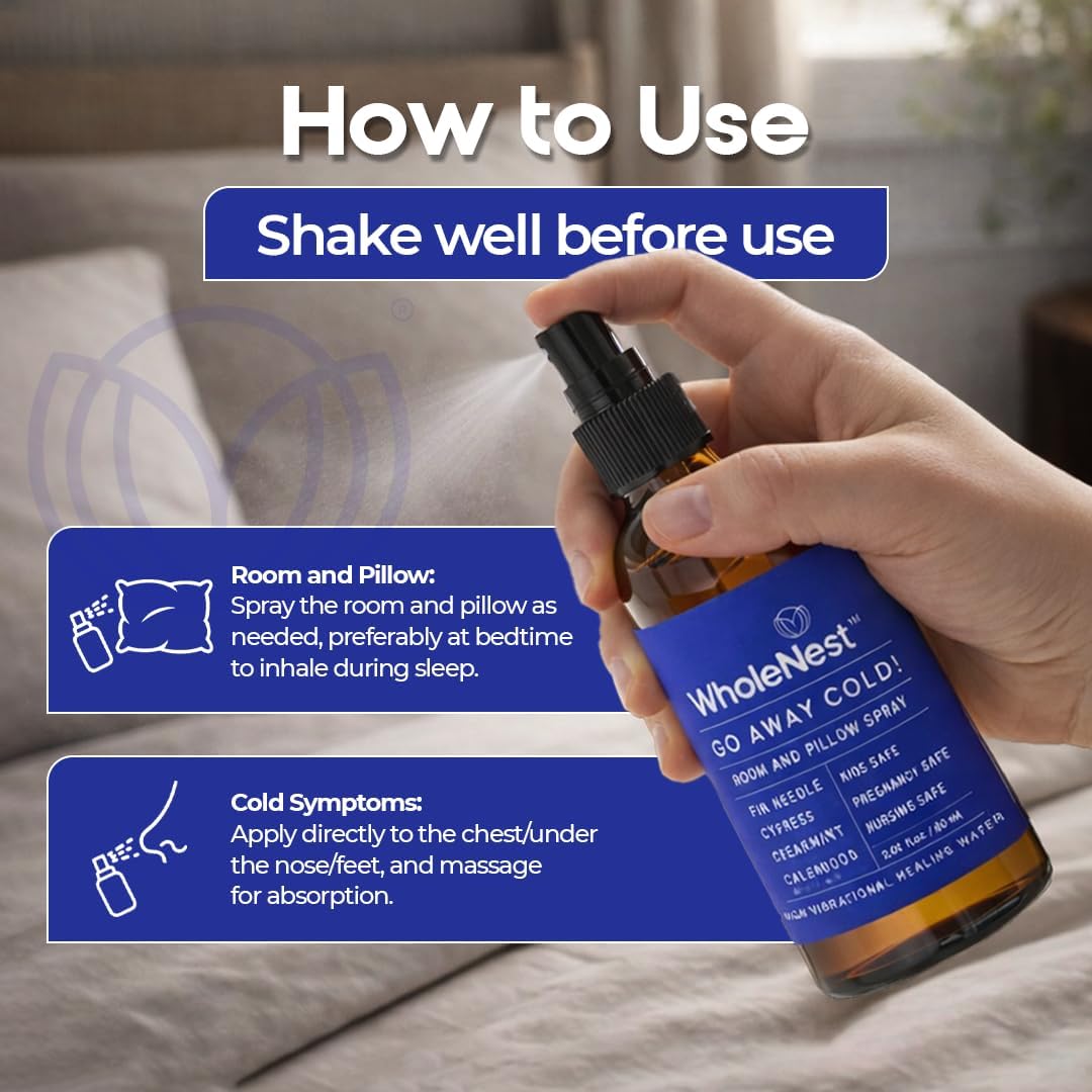 Rash & Cold Recovery Kit - Natural Relief for Skin Rashes & Cold Symptoms - Essential Oil Sprays for Soothing Recovery - Perfect for Postpartum and Everyday Care