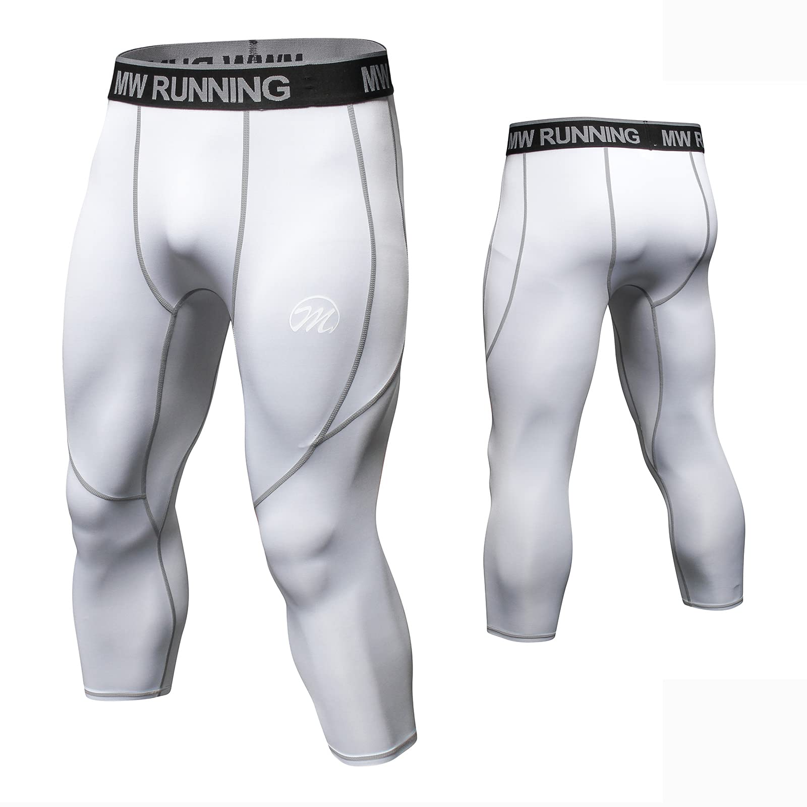 MEETWEE Herren Kompressionsshorts Boxershorts Kompressionshose Leggings Männer Sport Unterhosen Retroshorts Men Unterwäsche Atmungsaktiv