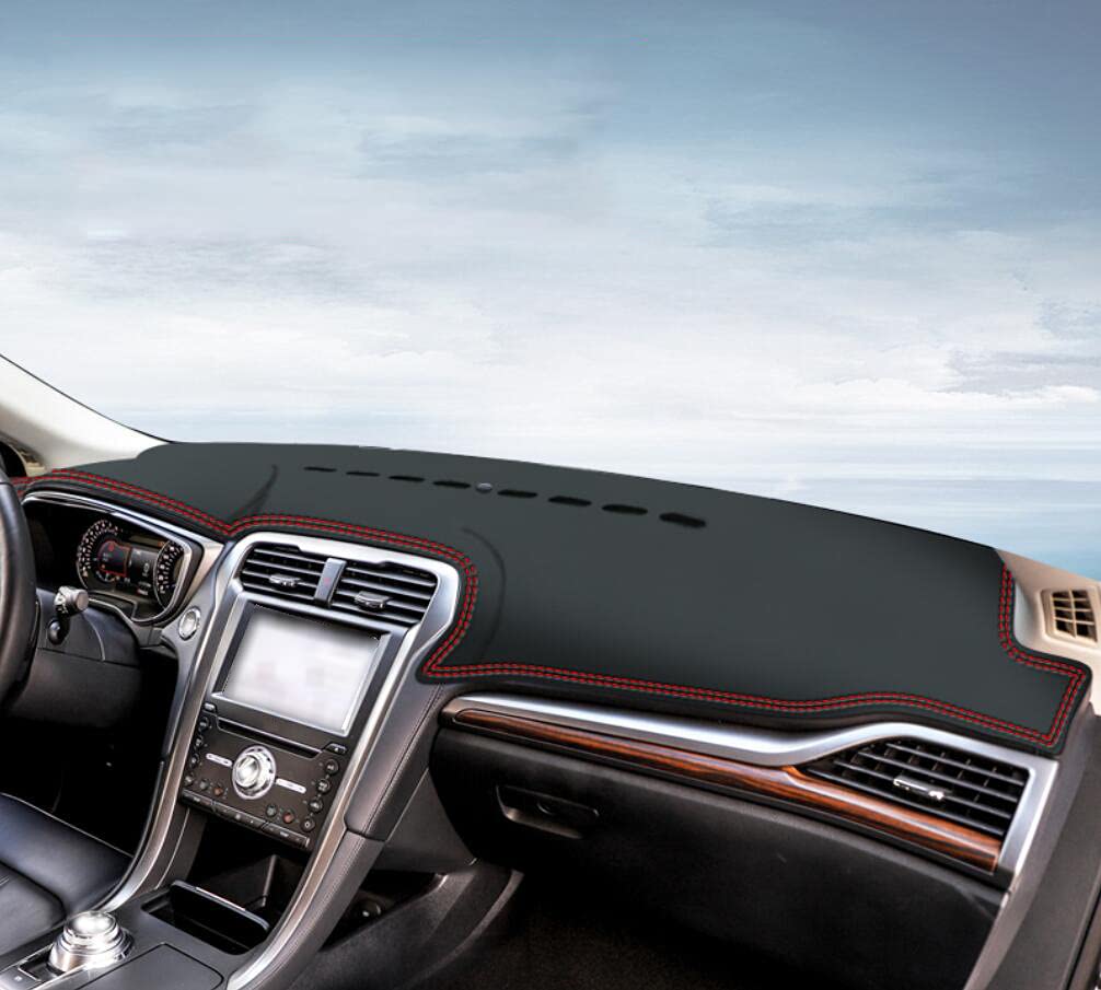 Tappetino per cruscotto in Pelle Nera per Ford Mondeo 2015-2021