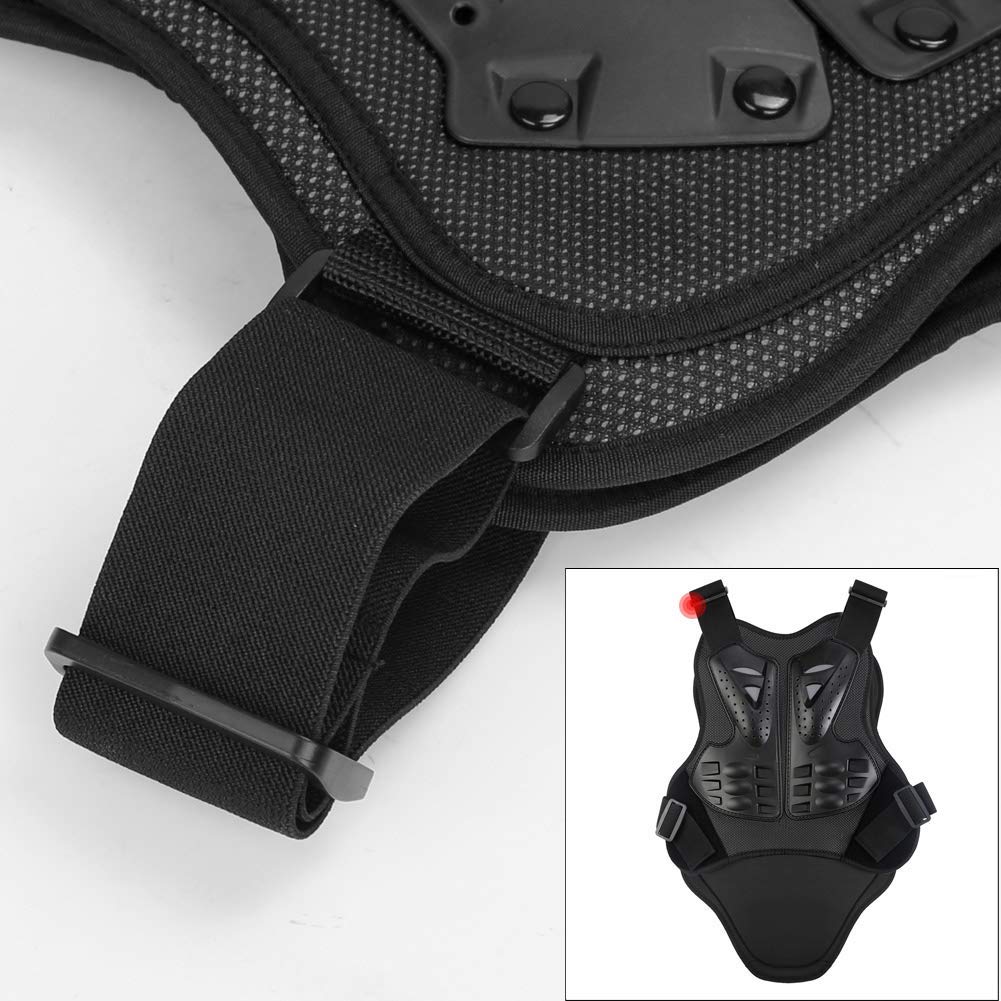 Pellor Plastron Gilet Moto Cross Armure Protecteur Le Dos et la Poitrine pour Moto vélo Ski (M) (S) (M)