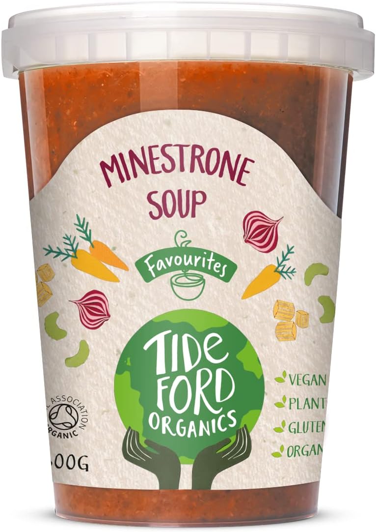 Tideford Organics Minestrone Soup with Gluten-Free Pasta, 600g
