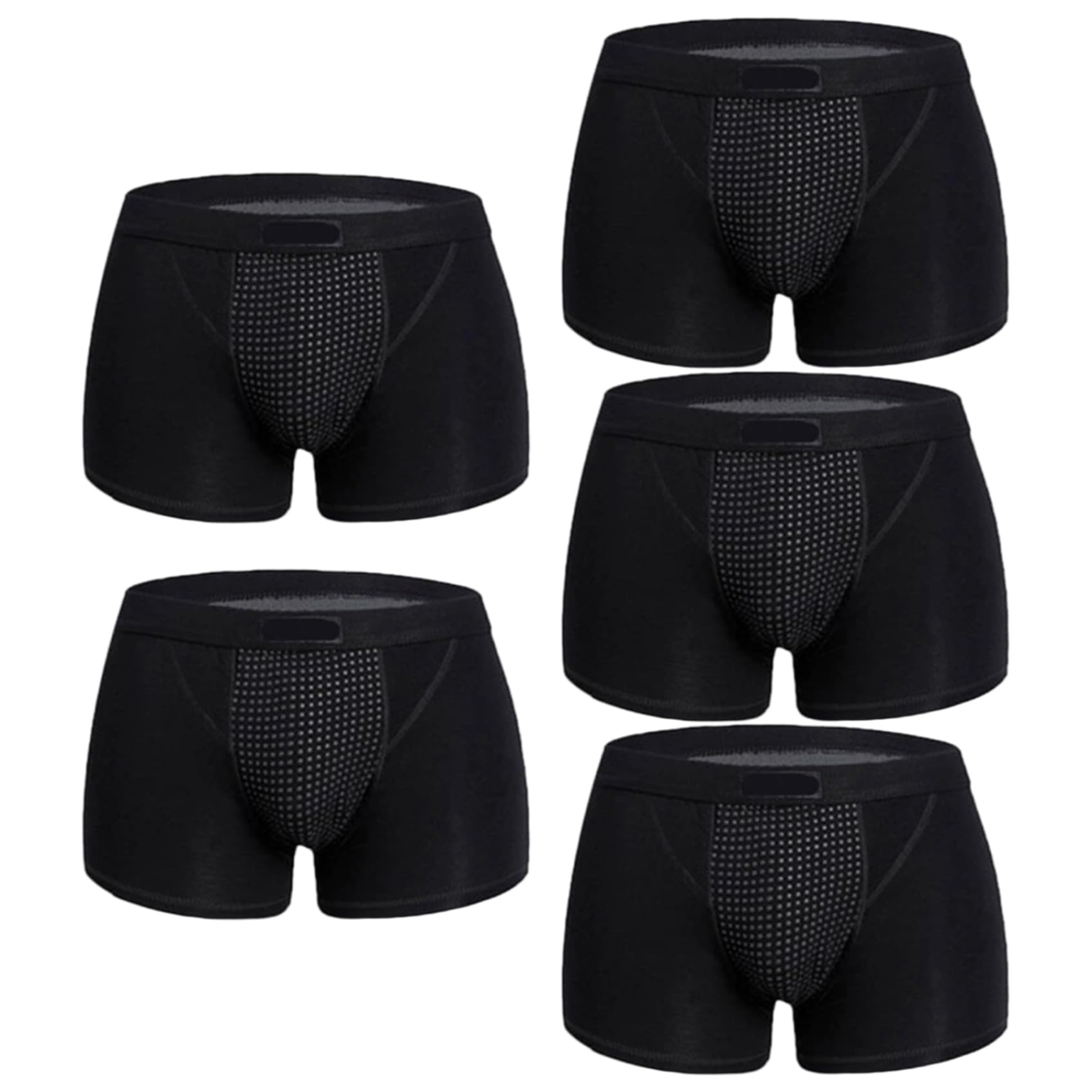 Pack de 5 calzoncillos tipo bóxer para hombre transpirables y cómodos 7