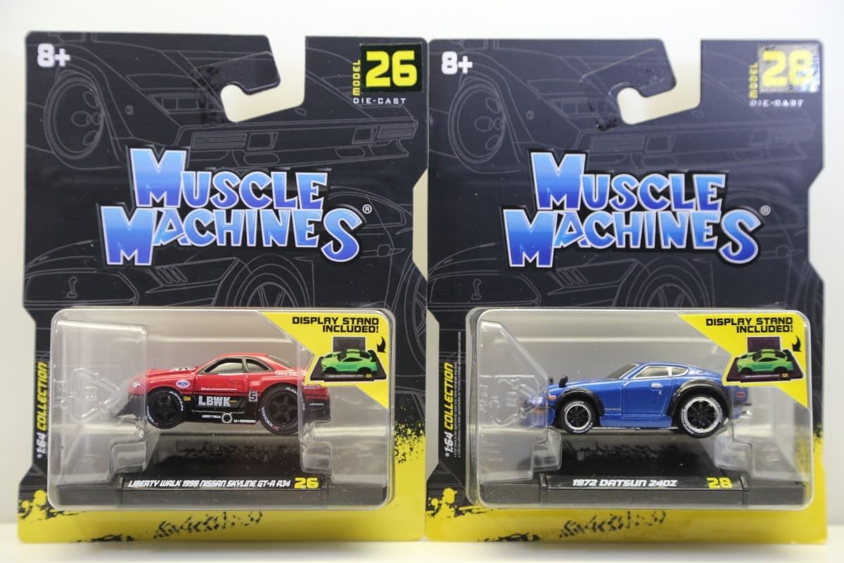 Amazon | マッスルマシーン デフォルメモデル 1/64 LBWK 1999 日産 