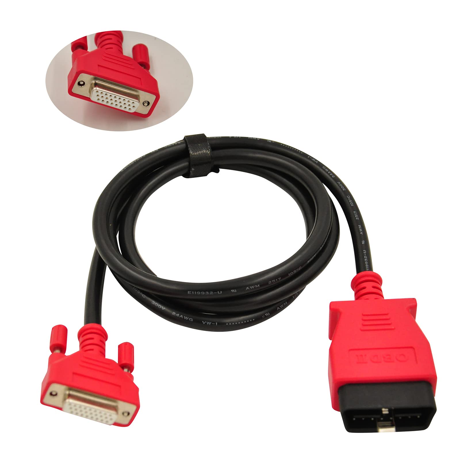 SDSTOOL Main Test Cable Adaptor Connector for Autel MaxiSys MS908P J2534 OBD Cable DA-4 Used for snap-on Solus Ultra EESC318 5 FEEL