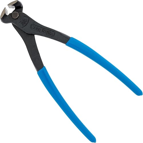 Channellock 358 - Alicates de corte de extremo de 8 pulgadas color azul