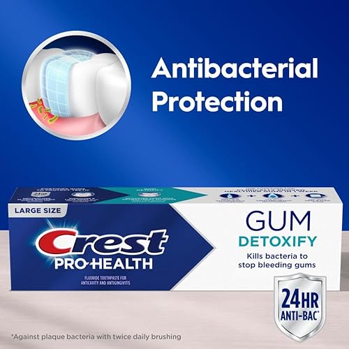 Miniatura 3 de Crest Pro-Health Gum Detoxify Deep Clean Pasta de dientes 4.8 oz Pasta de dientes anticaries y antibacteriana, clínicamente probada, protección de