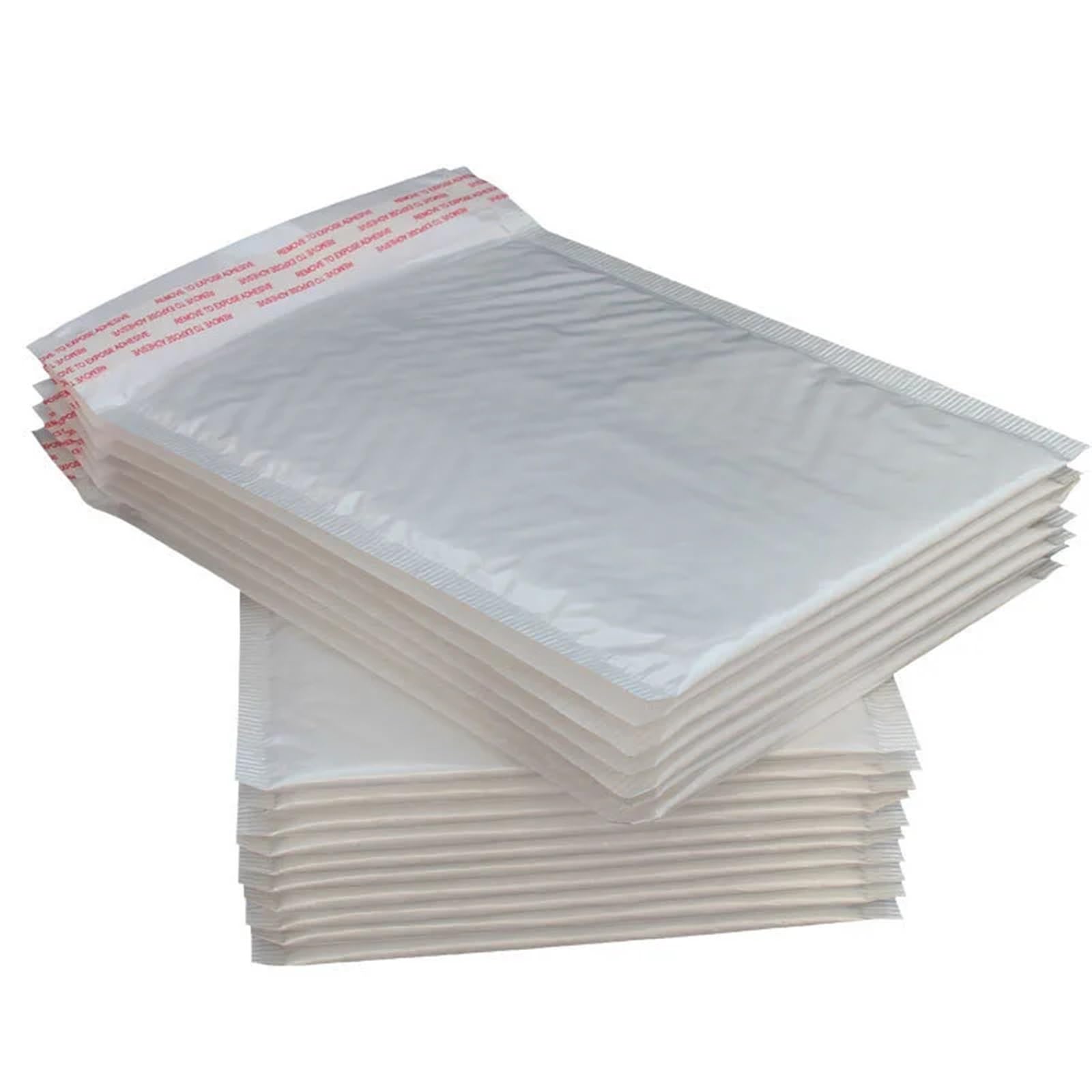 Buste Imbottite 100 pezzi di pellicola perlescente impermeabile sacchetto a bolle imballaggio espresso schiuma bianca autosigillante confezione spedizione busta ispessita(18 * 23cm)