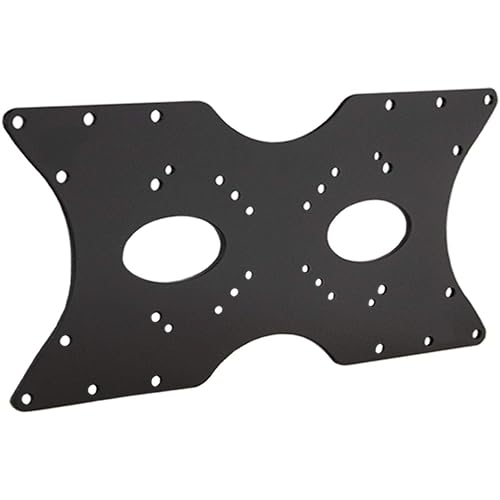 Mount-It! Steel VESA Adapter Plate Bracket, Conversion Kit for TV and Monitor Mounts, Expands 50x50 75x75 100x100 200x100 200x200 to Larger VESA Patterns Up to 400x200mm, Fits 32"–55" Screens