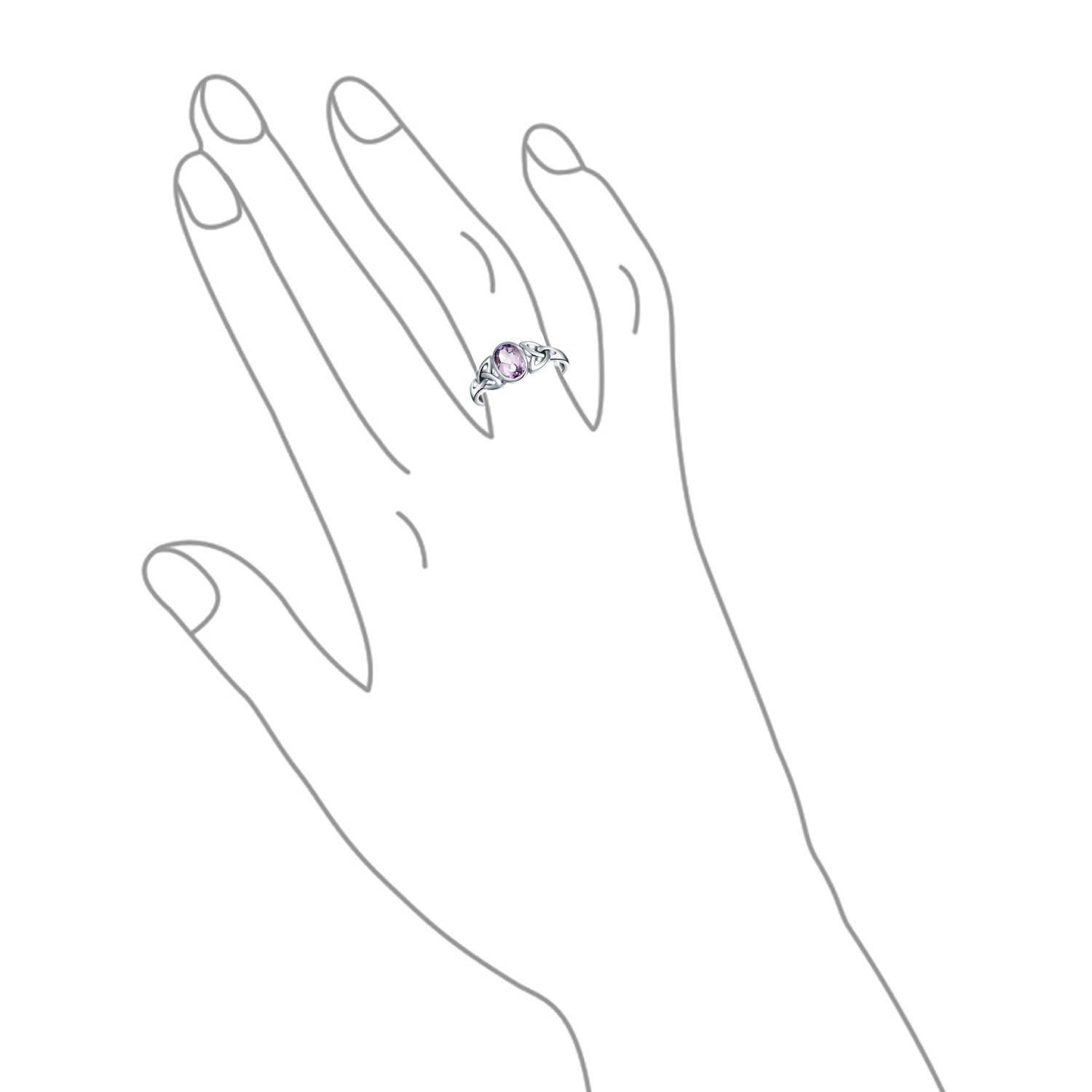 Bling Jewelry Anillo de plata de ley 925 personalizable con circonita cúbica auténtica y circonita cúbica para mejores amigas, hermanas y hermanas