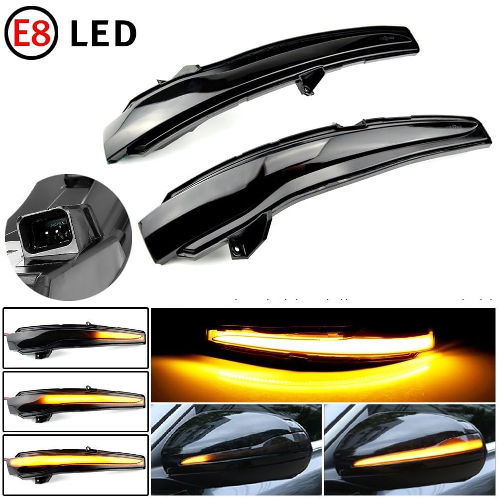 Amazon | 車の方向指示器 ダイナミックターンシグナルウインカー