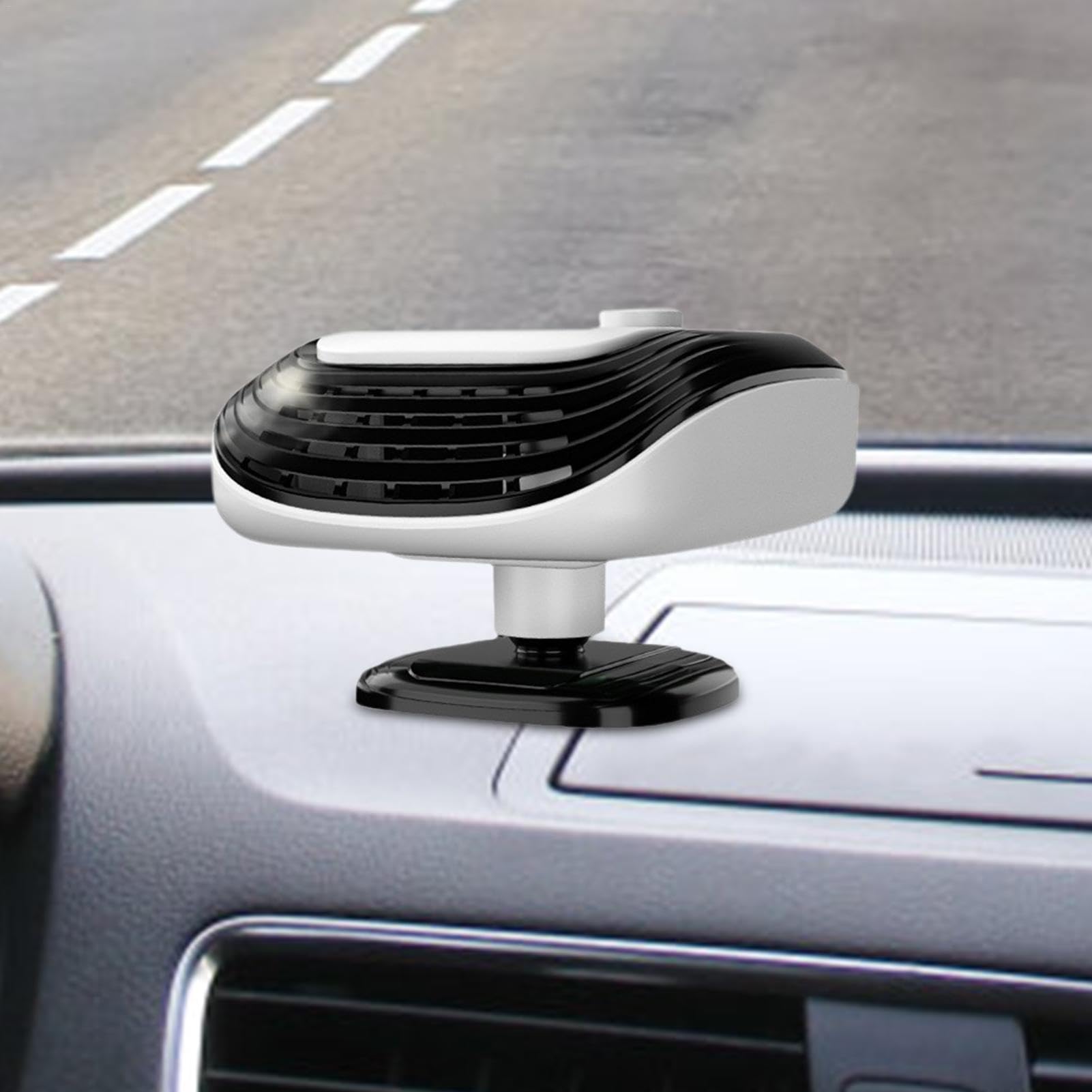 Dégivreur de pare-brise de voiture - Chauffage portable - Dégivreur rotatif - Dégivreur de pare-brise - Chauffage rapide - Désembueur de pare-brise pour camions