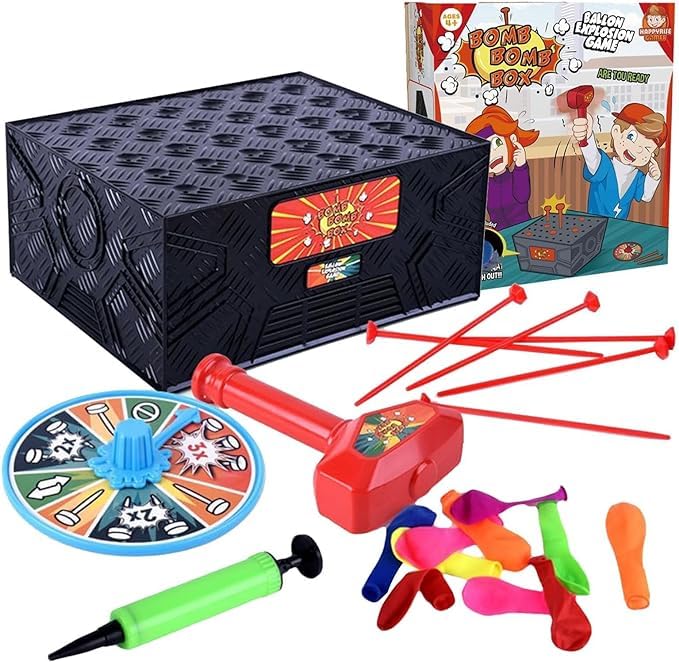 Wack a Balloon Game, Blast Balloon Game, Balloon Whack Game, Blasting Balloon Box, Balloon Exp losion Game, Balloon Blasting Game For Class Activities, Birthday Party, Holiday Party