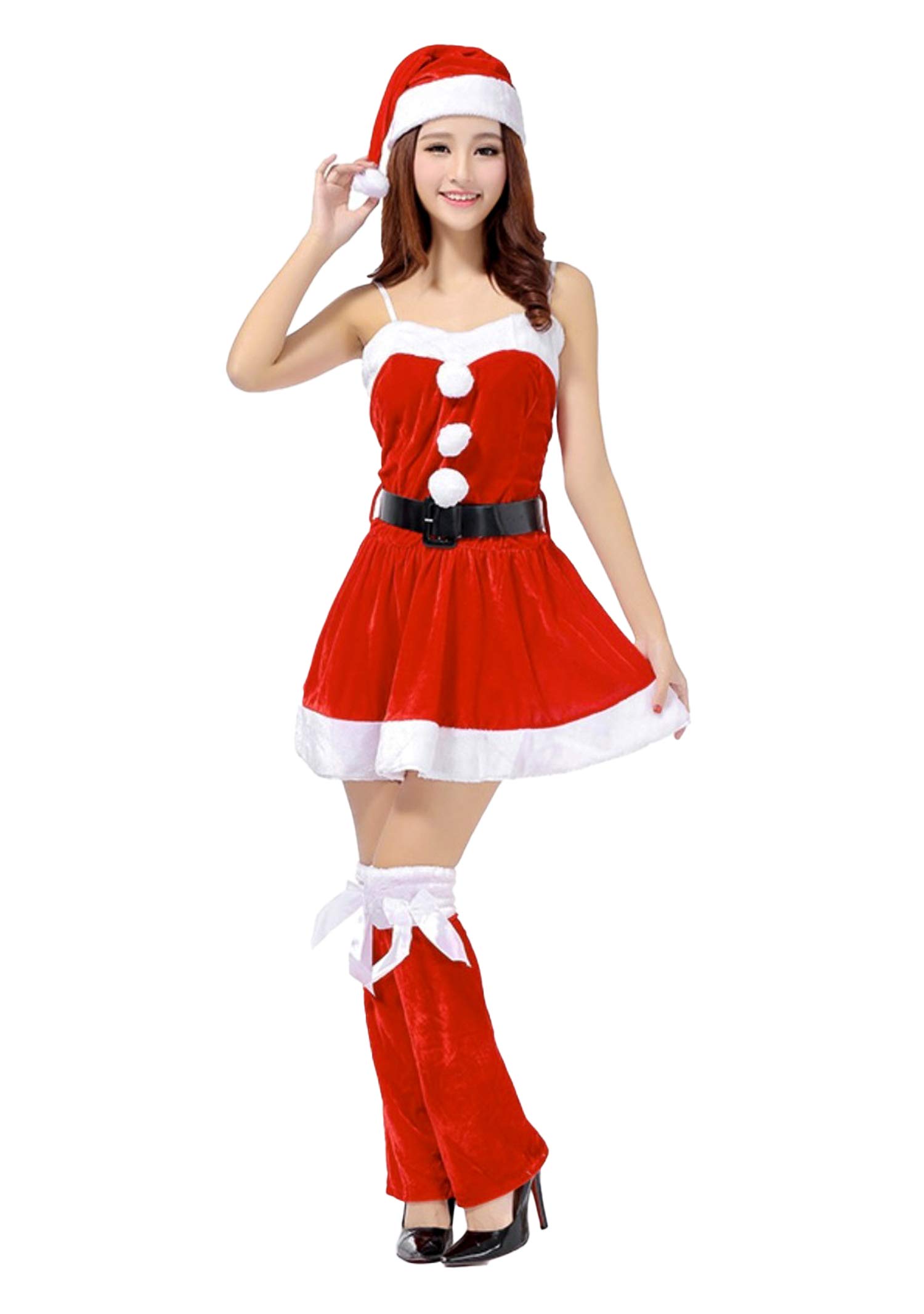 サンタコスプレ♪サンタウェア(❁ᴗ͈ˬᴗ͈)♪ Amazon.co.jp: [X&ZのSHOP] 販売正規店 サンタ コスプレ