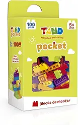 Toyster - Tand Pocket 100 Peças - Blocos de Montar - Estimula Criatividade e Raciocínio - TAND