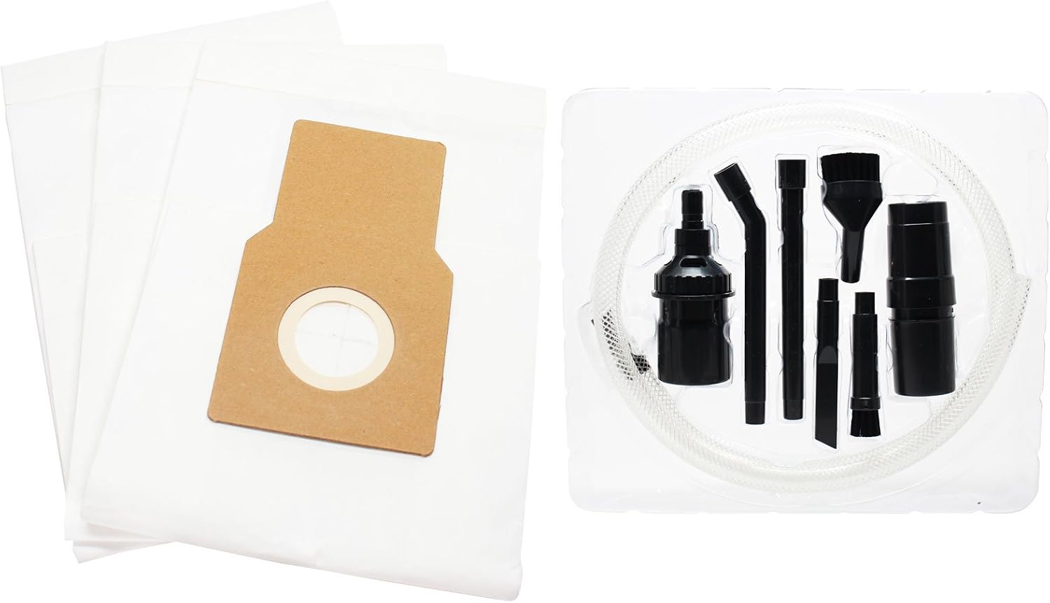 Upstart Battery 27 Replacement for Sanyo SC-A Series Vacuum Bags with 7-Piece Micro Vacuum Attachment Kit - Compatible with Sanyo PU-1 Vacuum Bags (9-Pack, 3 Bags Per Pack)
