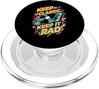 Vista 1 de Keep It Classic Rad Turntable Record Player Retro Music PopSockets PopGrip for MagSafe