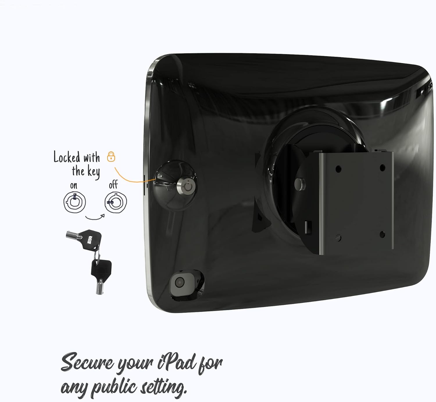 Tablet Wall Mount Compatible with 10.2 inch iPad 7 8 9 Gen BSW102TB
